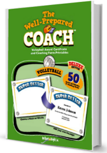 Volleyball award certificate templates